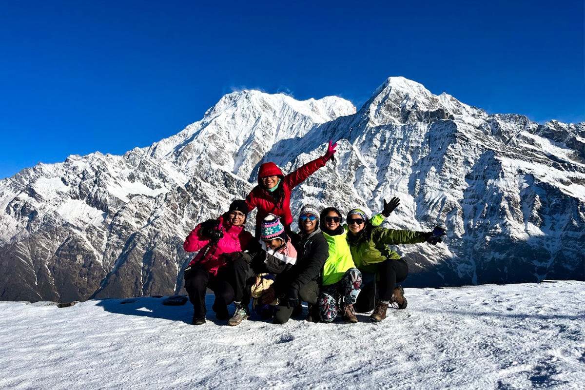 Mardi Himal During Winter